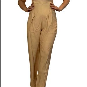 Vintage Trousers Cream Size 8